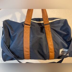 Herschel Supply Company Blue and Brown Duffel Bag